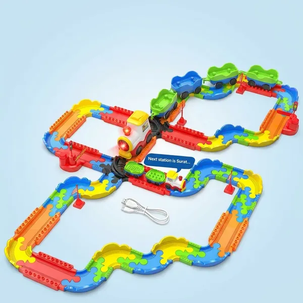 Block_Rider_Interlocking_Train_Set_With_Rechargeable_Engine_47_Pieces