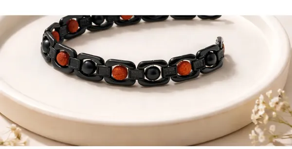 Metallic_Black_Karangali_Rudraksha_Bracelet_For_negative_Energy_Shield