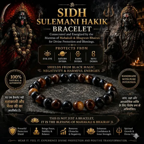 SIDH_SULEMANI_HAKIK_BRACLET_{_MAHAKALI&BHAIRAV_SHIELD}