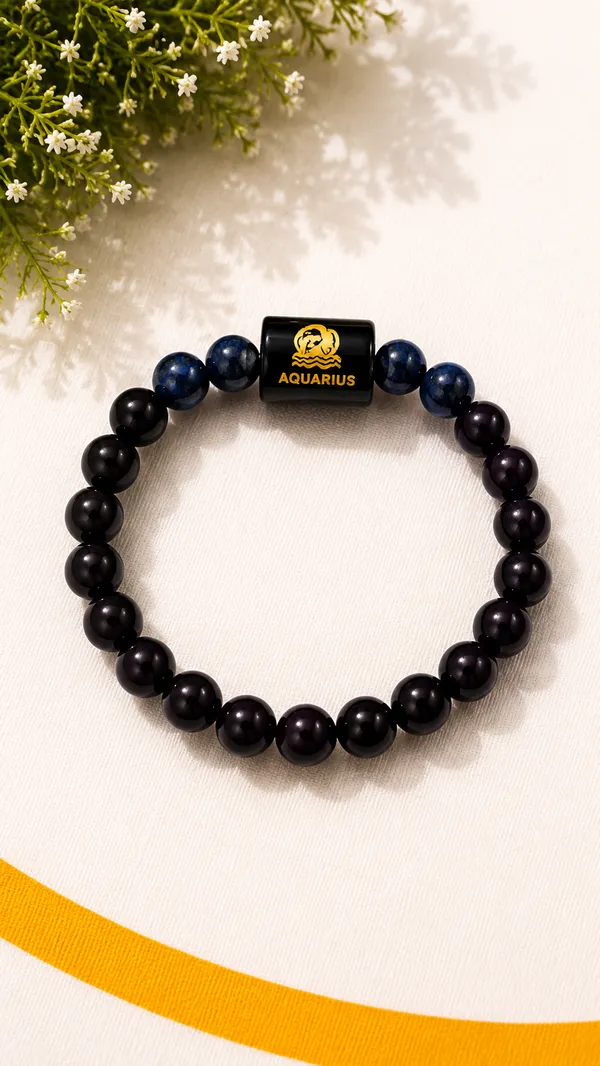 Aquarius_(Kumbha_Rashi)_Bracelet_with_FREE_Gold_Plated_Aquarius_Zodiac_Coin_|_Energized_&_Siddh