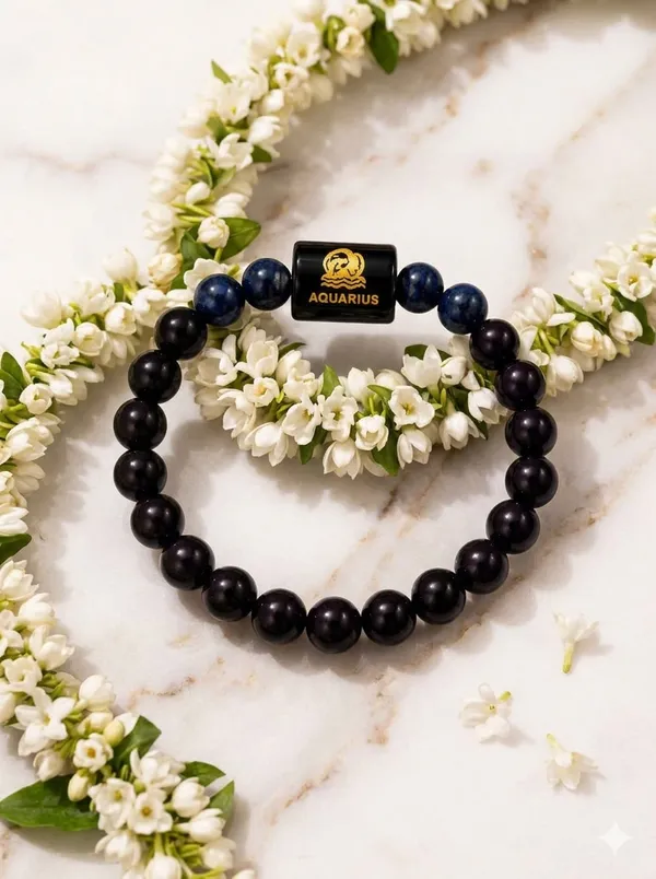 Aquarius_(Kumbha_Rashi)_Bracelet_with_FREE_Gold_Plated_Aquarius_Zodiac_Coin_|_Energized_&_Siddh