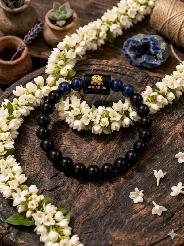 Aquarius_(Kumbha_Rashi)_Bracelet_with_FREE_Gold_Plated_Aquarius_Zodiac_Coin_|_Energized_&_Siddh