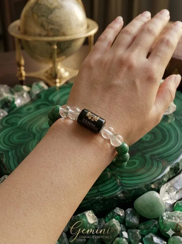 Gemini_(Mithun_Rashi)_Bracelet_with_FREE_Gold_Plated_Gemini_Zodiac_Coin_|_Energized_&_Siddh