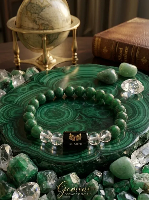 Gemini_(Mithun_Rashi)_Bracelet_with_FREE_Gold_Plated_Gemini_Zodiac_Coin_|_Energized_&_Siddh