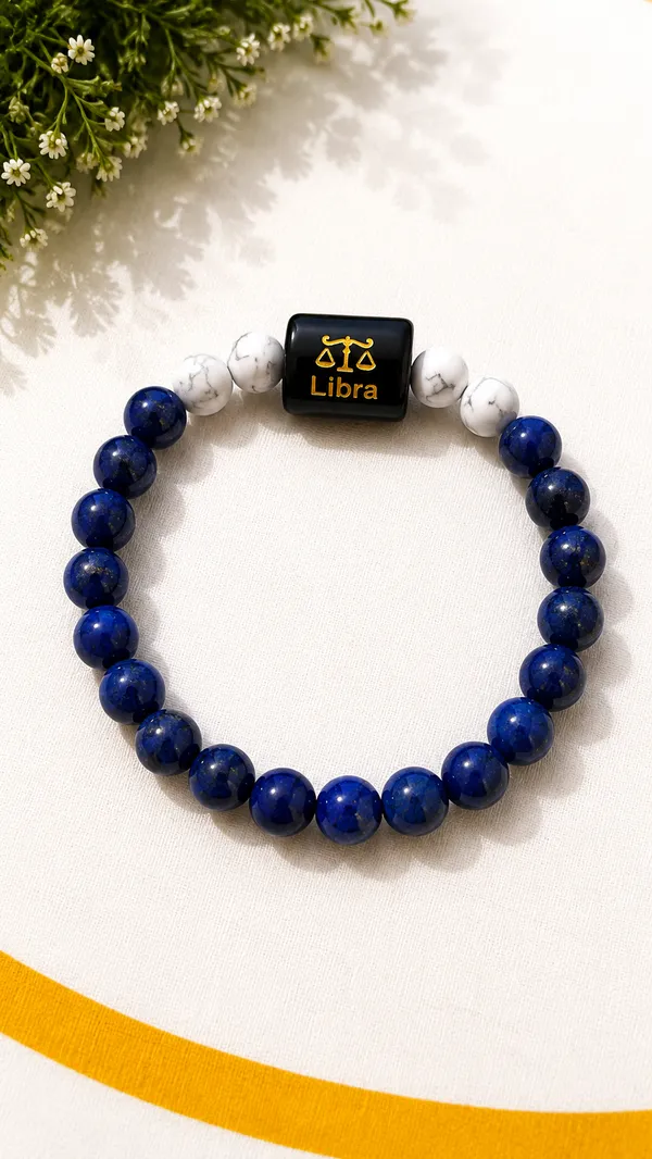 Libra_(Tula_Rashi)_Bracelet_with_FREE_Gold_Plated_Libra_Zodiac_Coin_|_Energized_&_Siddh