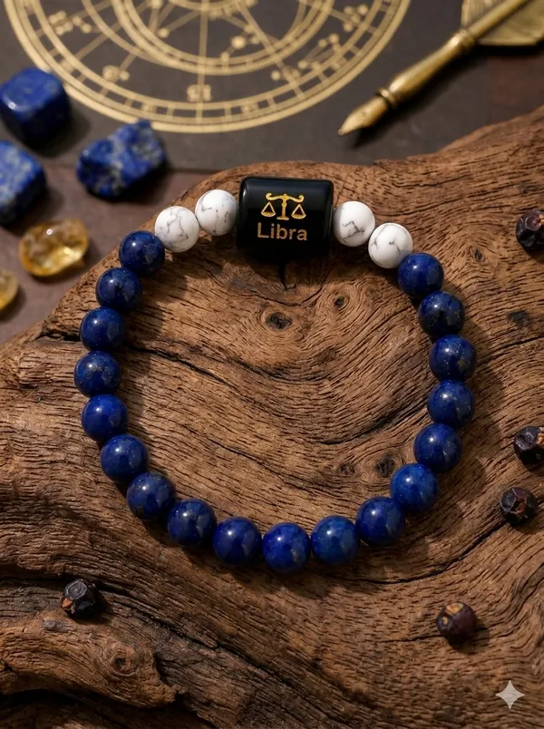 Libra_(Tula_Rashi)_Bracelet_with_FREE_Gold_Plated_Libra_Zodiac_Coin_|_Energized_&_Siddh