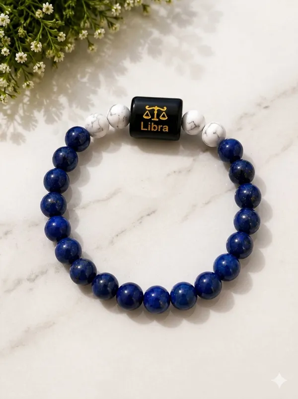 Libra_(Tula_Rashi)_Bracelet_with_FREE_Gold_Plated_Libra_Zodiac_Coin_|_Energized_&_Siddh