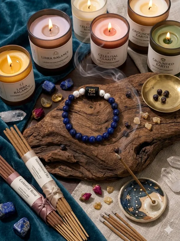 Libra_(Tula_Rashi)_Bracelet_with_FREE_Gold_Plated_Libra_Zodiac_Coin_|_Energized_&_Siddh