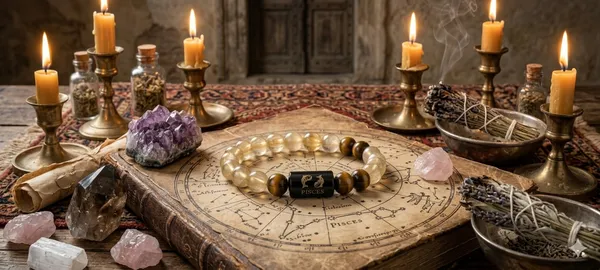 Pisces_(Meen_Rashi)_Bracelet_with_FREE_Gold_Plated_Pisces_Zodiac_Coin_|_Energized_&_Siddh