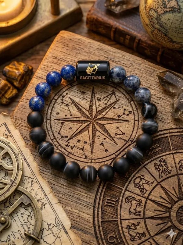 Sagittarius_(Dhanu_Rashi)_Bracelet_with_FREE_Gold_Plated_Sagittarius_Zodiac_Coin_|_