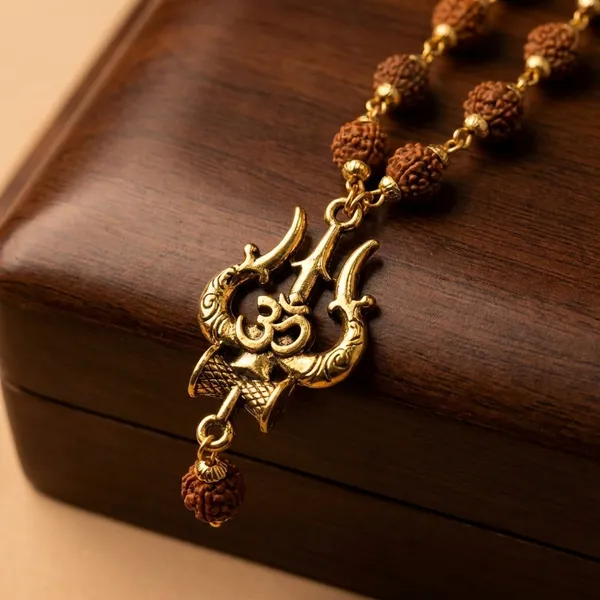 Brown_Rudraksha_Mala_Necklace_With_Bracelet_Pendant_pack_of_1