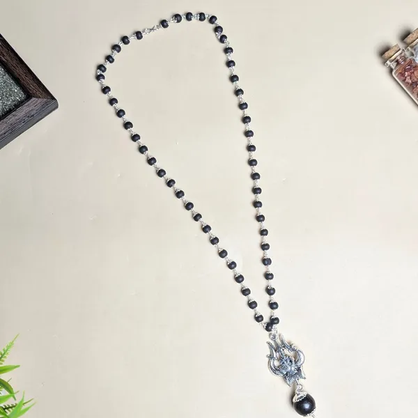 Karungali_Elegant_Beaded_Necklace_With_Dragon_Pendant_pack_of_1