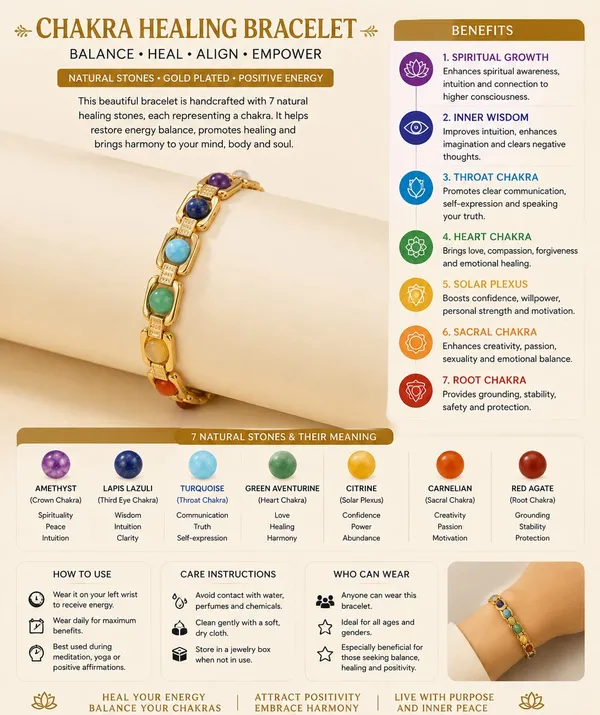 Multicolour_Stone_Bracelet_Gold_Plated_Chakra_Healing_Bracelet_With_Natural_Gemstones_pack_of_1