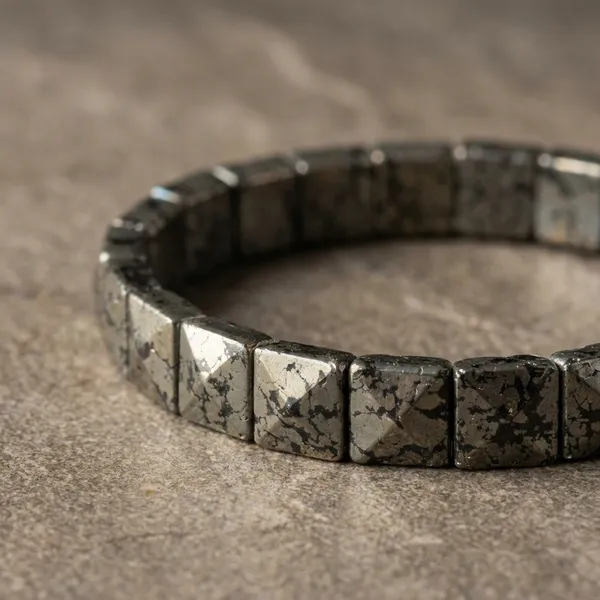 Pyrite_Pyramid_Bracelet_pack_of_1