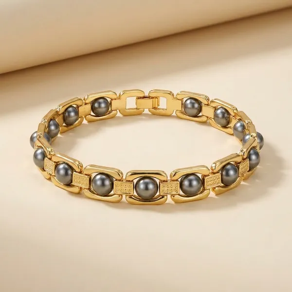 Pyrit_Bracelet_Golden_pack_of_1