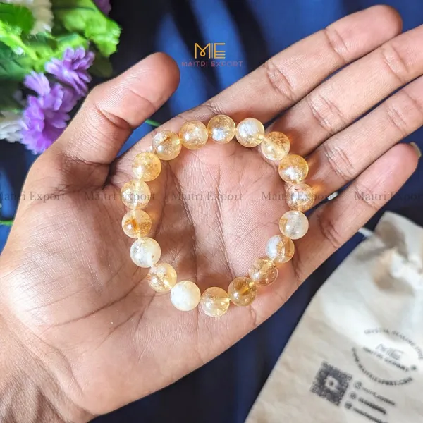 Light_Orange_Citrine_Crystal_Healing_Bracelet_pack_of_1