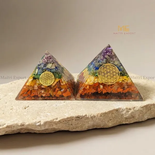 Multicolour_Chakra_Orgone_Pyramid_With_Flower_Of_Life_Symbol_Set_Of_1