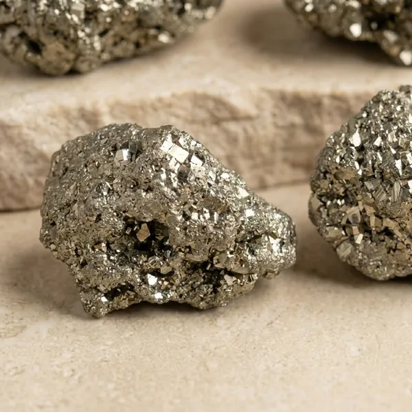 NATURAL_PYRITE_RAW__Material_Pack_Of_4