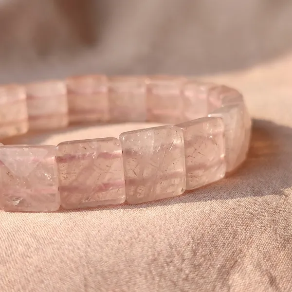 Light_Pink_Pyramid_Rose_Quartz_Bracelet_pack_of_1