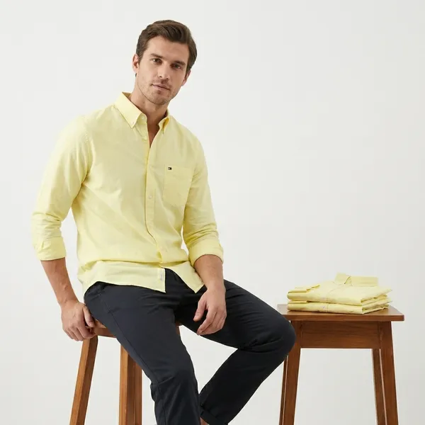 Lemon_Yellow_Oxford_Shirt