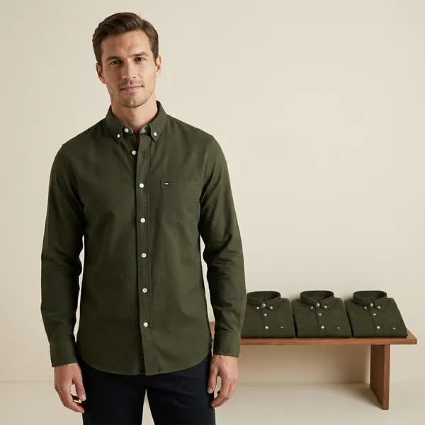 Olive_Green_Oxford_Shirt