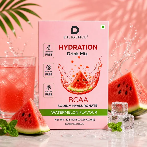 Diligence_Hydration_Drink_Mix_Watermelon_Flavour_With_BCAA_Sodium_Hyluronate