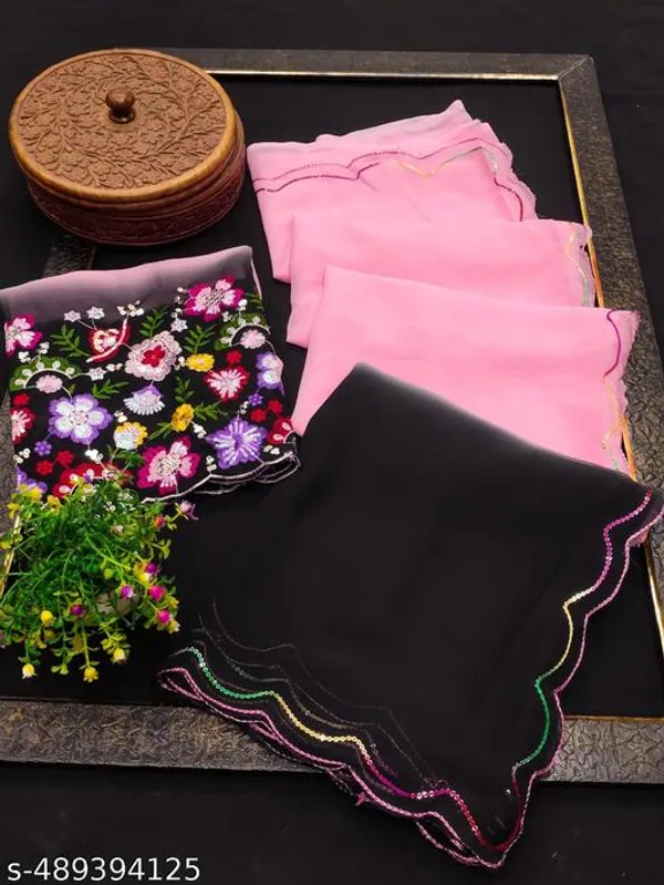 Black_And_Pink_Taladara_Georgette_60_Garam_Premium_Saree_For_Women