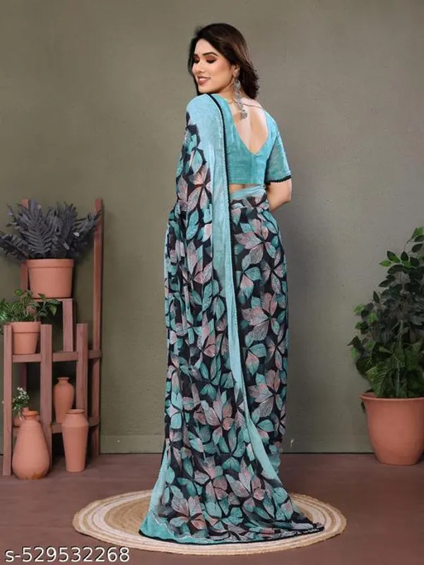 Taladara's_New___Georgette_Printed_Premium_Saree_Lace_Border_For_Women