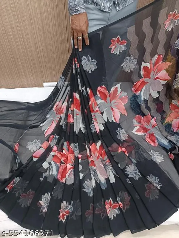 Taladara's_New___Georgette_Printed_Premium_Saree_For_Women