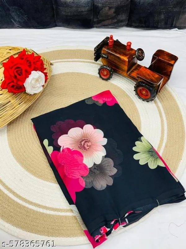 Taladara's_New__Georgette_Printed_Premium_Saree_For_Women