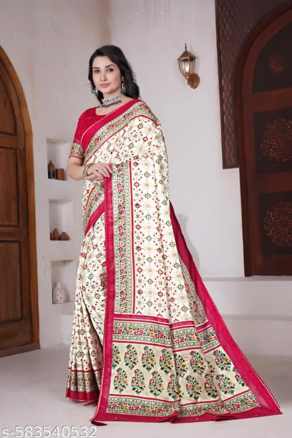 White_And_Pink_Fancy_Pashmina_Digital_Premium_Saree_For_Women