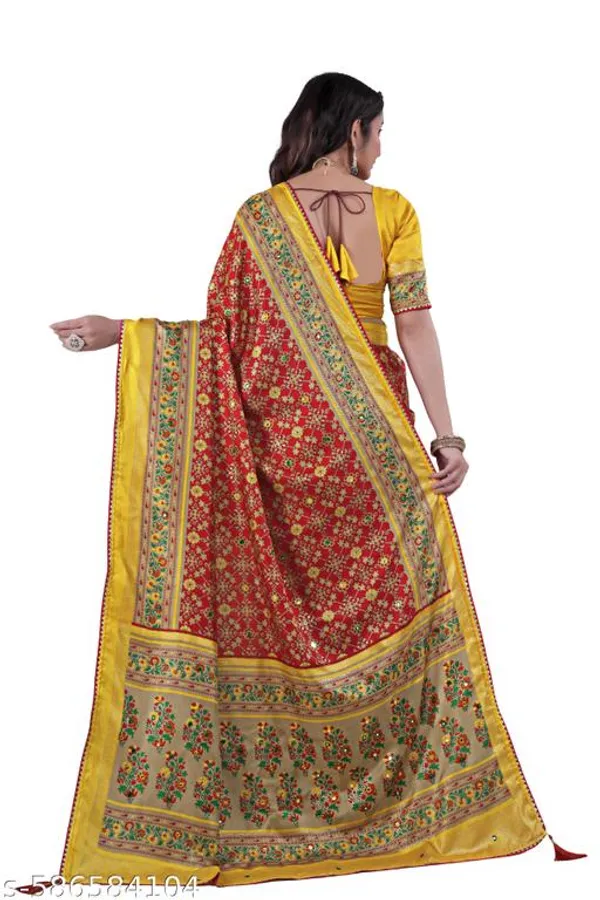 Yellow_Fancy_Pashmina_Premium_Saree_For_Women
