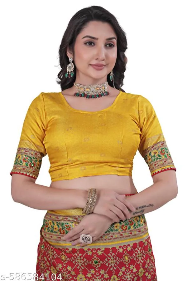 Yellow_Fancy_Pashmina_Premium_Saree_For_Women