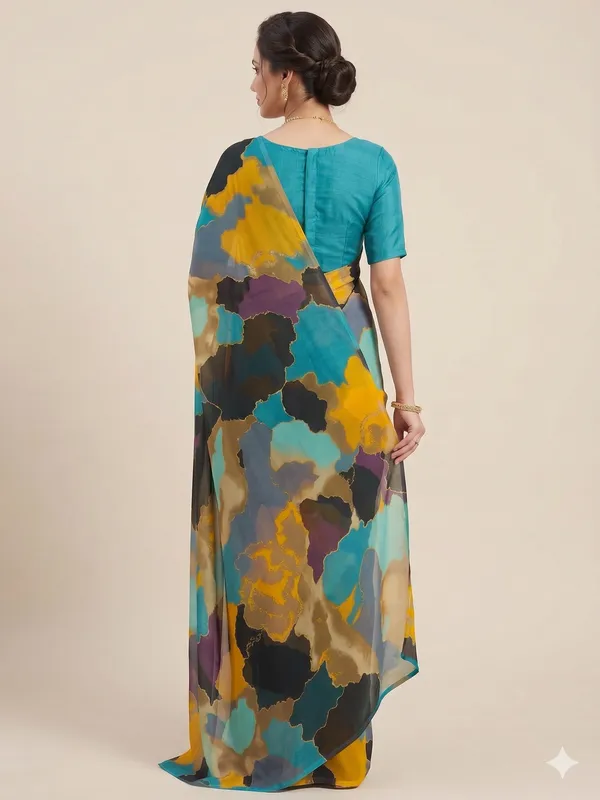 Taladara's_New_Fancy_Georgette_Printed_Saree