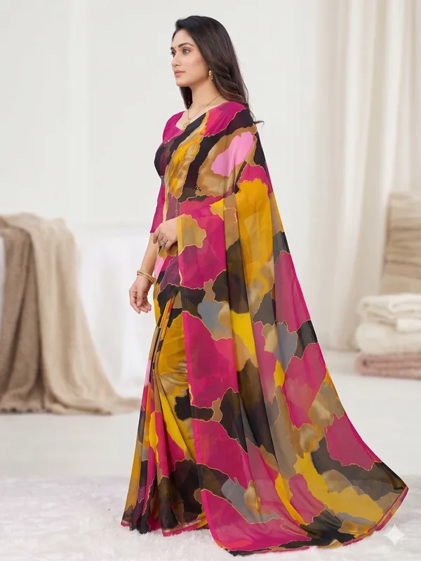 Taladara's_New_Fancy_Georgette_Printed_Saree