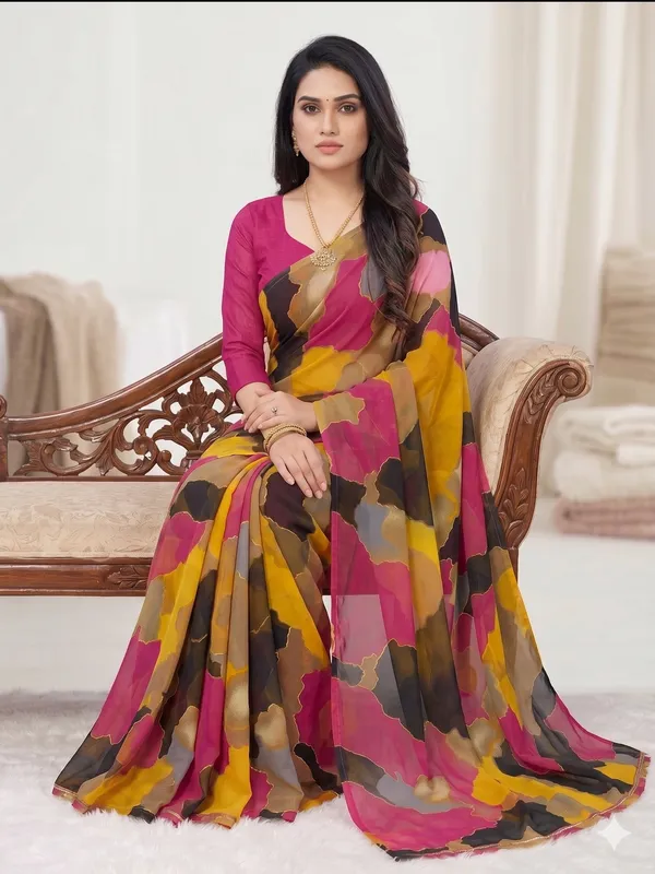 Taladara's_New_Fancy_Georgette_Printed_Saree