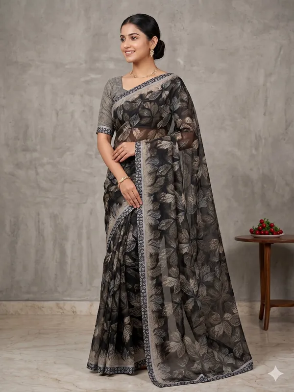 Taladara's_New_Fancy_Georgette_Printed_Saree_WIth_Digital_Lace