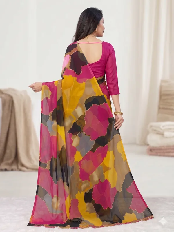 Taladara's_New_Fancy_Georgette_Printed_Saree