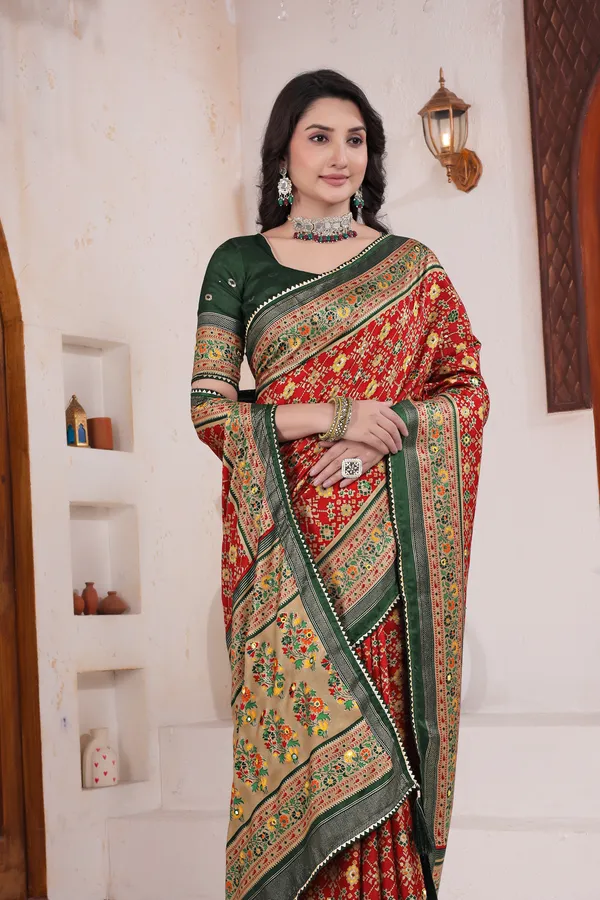 Taladara's_New_Fancy_Pashmina_Patola_Premium_Saree_For_Women