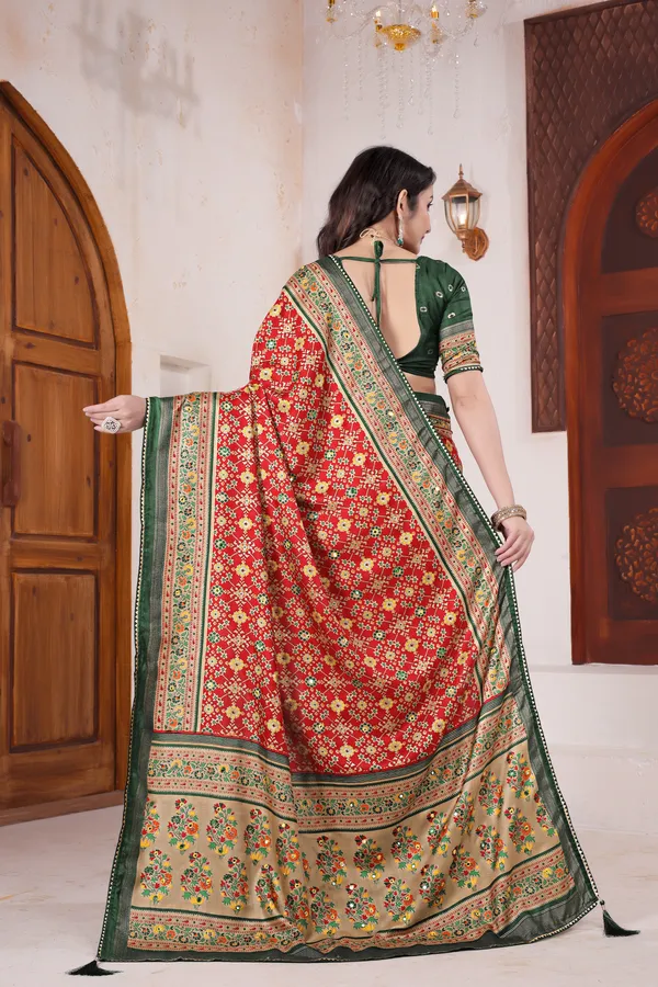Taladara's_New_Fancy_Pashmina_Patola_Premium_Saree_For_Women