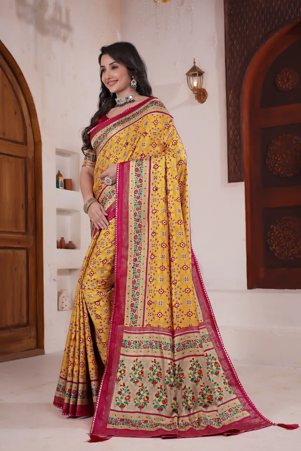 Taladara's_New_Fancy_Pashmina_Patola_Premium_Saree_For_Women