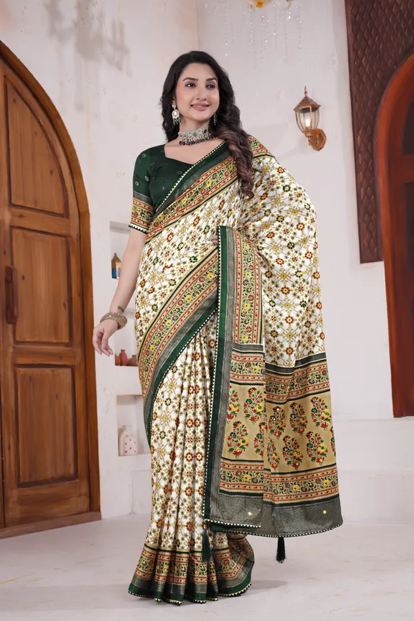 Taladara's_New_Fancy_Pashmina_Patola_Premium_Saree_For_Women