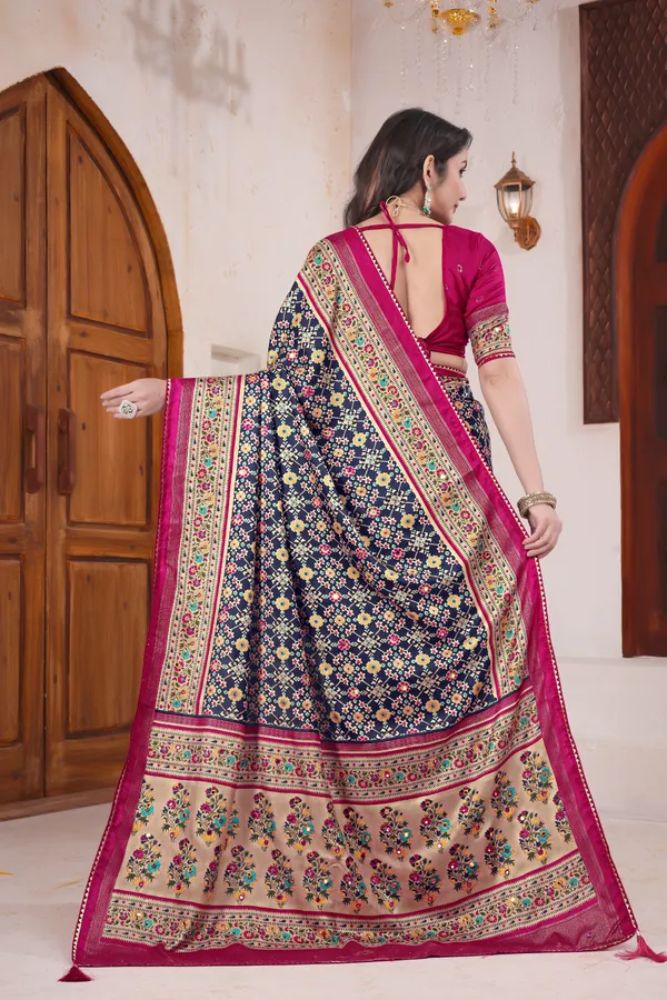 Taladara's_New_Fancy_Pashmina_Patola_Premium_Saree_For_Women