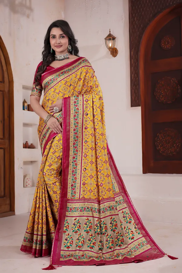 Taladara's_New_Fancy_Pashmina_Patola_Premium_Saree_For_Women