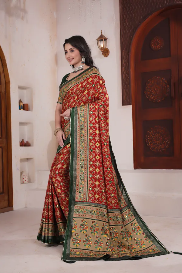 Taladara's_New_Fancy_Pashmina_Patola_Premium_Saree_For_Women