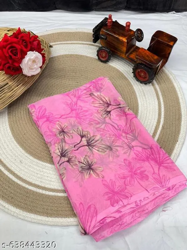 Pink_Printed_Georgette_Premium_Saree_For_Women
