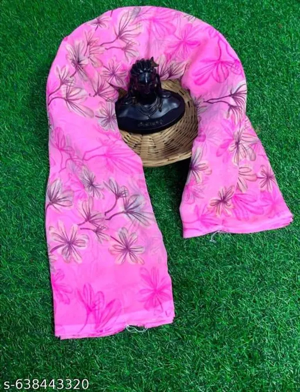Pink_Printed_Georgette_Premium_Saree_For_Women