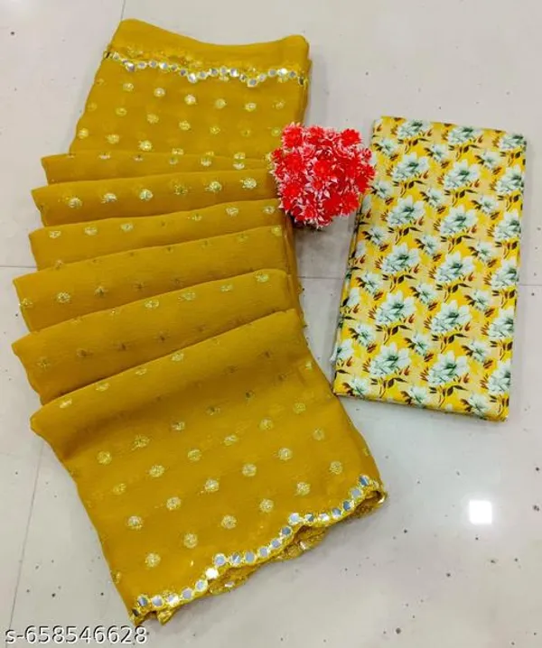 Taladara'sNew_Fancy_Mirror_Mos_Buti_Premium_Saree_For_Women