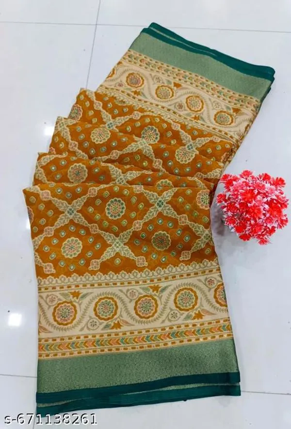 Multicolor_Chiffon_Printed_Premium_Saree_For_Women