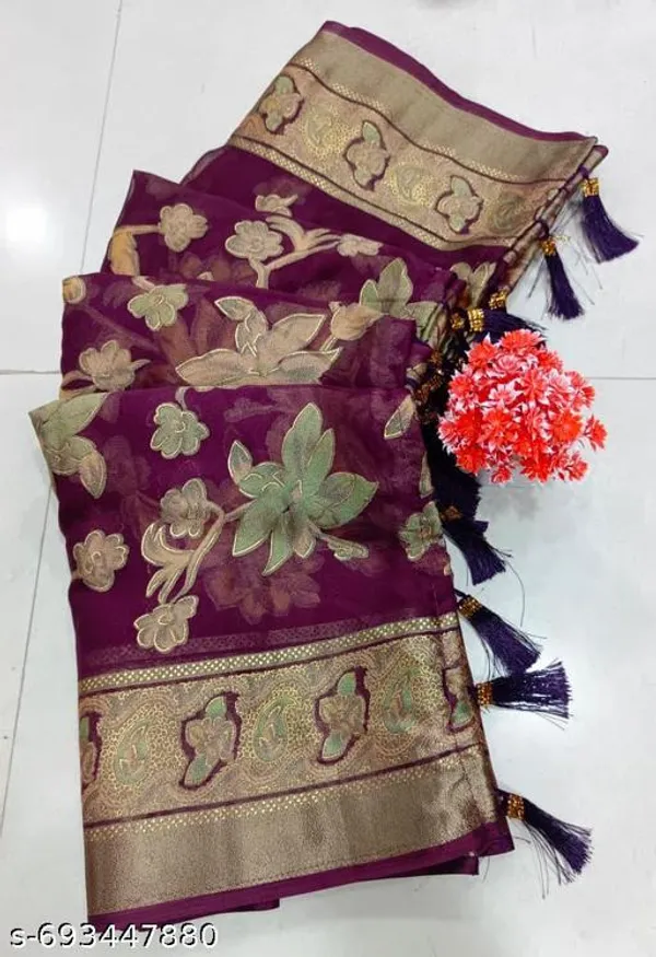 Multicolor_Fancy_Heavy_Brasso_Printed_Premium_Saree_With_Jalar_Lace_For_Women